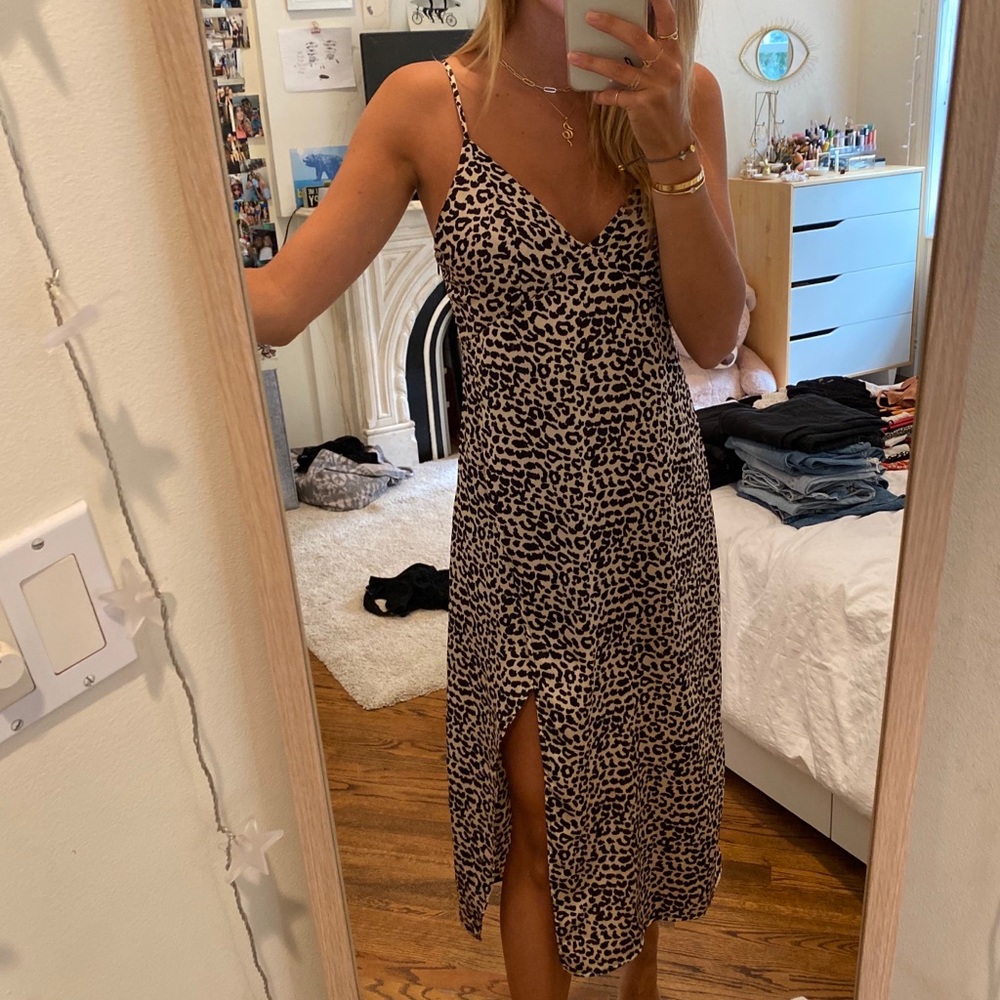 Cheetah Midi Dress